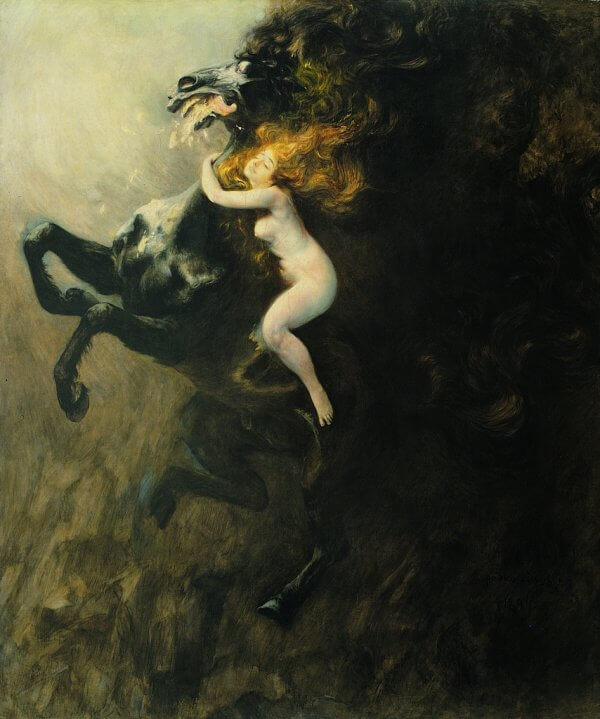 Chiron Venus Aspects: "Szał uniesień" by Władysław Podkowiński